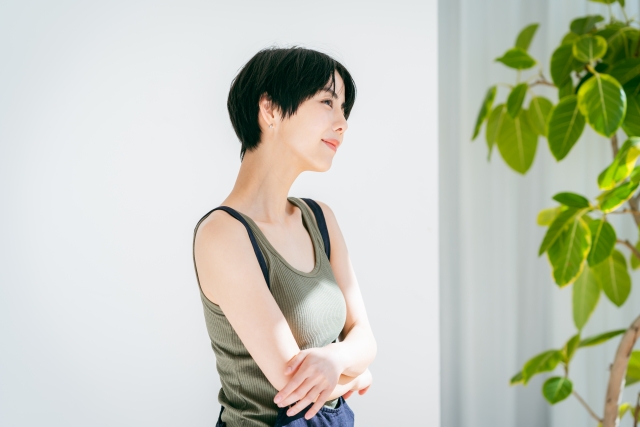 痩せ型女性